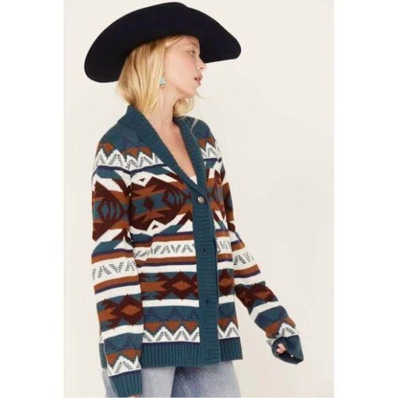Wrangler Aztec Cardigan - Picture 2 of 14